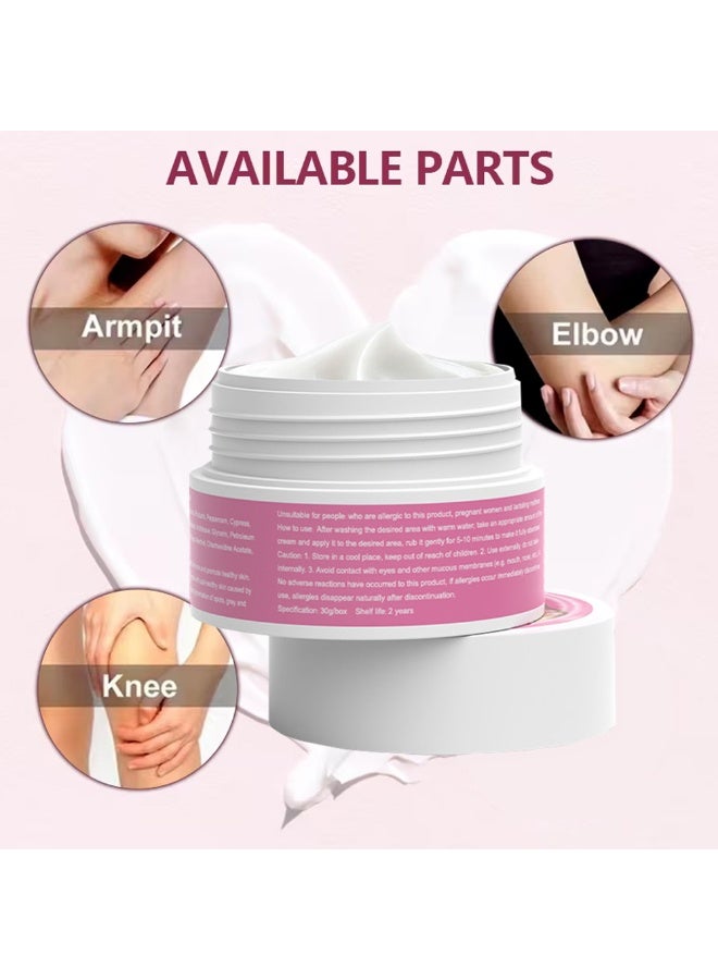 Sumifun Whitening & Lightening Cream 30g, Effective for Underarm, Inner Thigh, Bikini Line and Joint Areas, Helps Improve Melanin Pigmentation, Smooth and Moisturizing Skincare Solution - Image 4